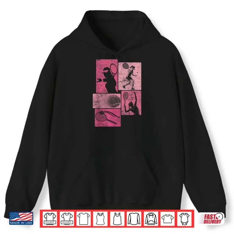 Hoodie Cool Design Tennis Player Sports Professional Graphic Shirt