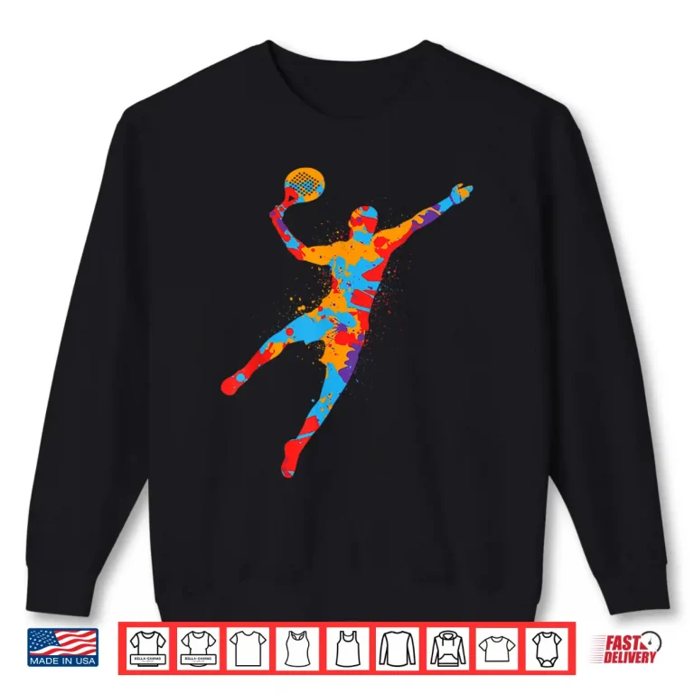 Sweatshirt Colorful Platform Paddleball Padel Player Professional Youth Shirt