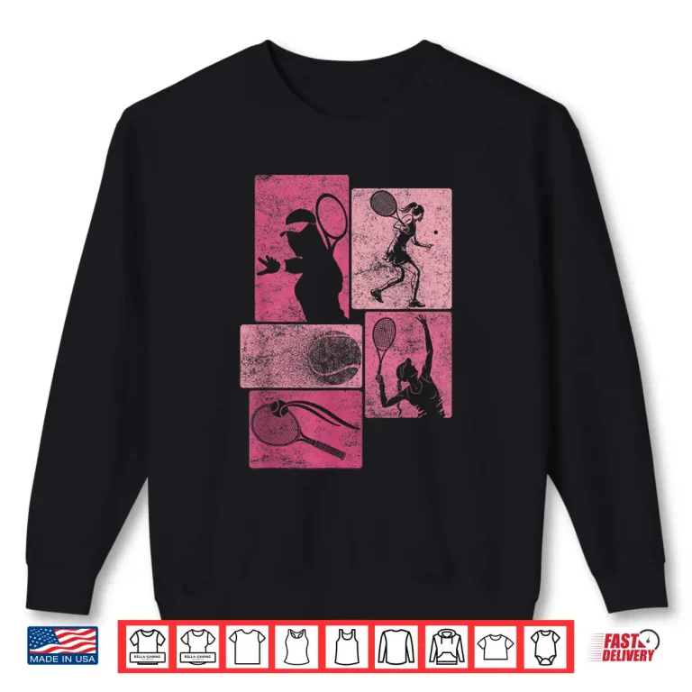Sweatshirt Cool Design Tennis Player Sports Professional Graphic Shirt