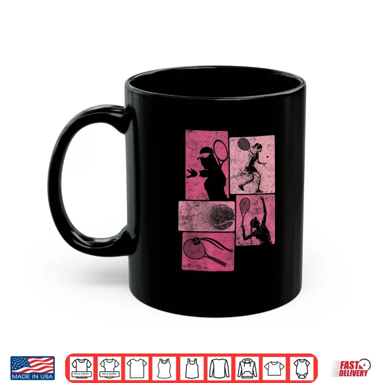 Mug Cool Design Tennis Player Sports Professional Graphic Shirt