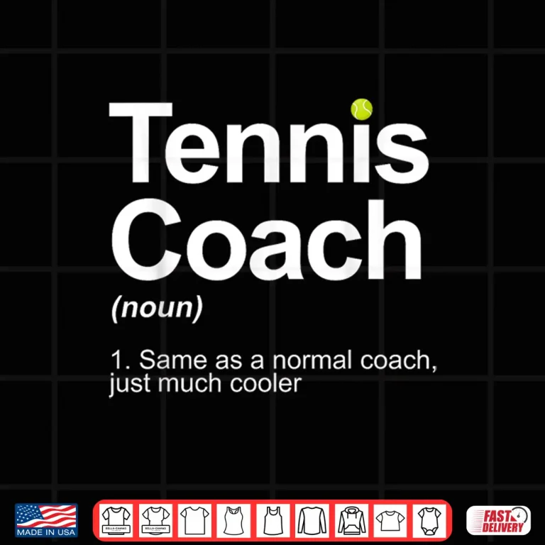 Design Coach Design Tennis Lover Coach Professional Graphic Shirt
