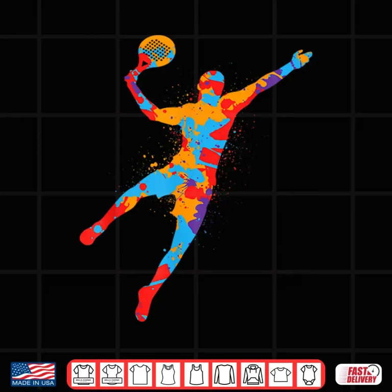 Design Colorful Platform Paddleball Padel Player Professional Youth Shirt