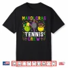 Crew Masked Beads Mardi Gras Tennis Player Team Graphic Shirt