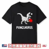 Dinosaurs Dino T Rex Ping Pong Table Tennis Animal Graphic Shirt