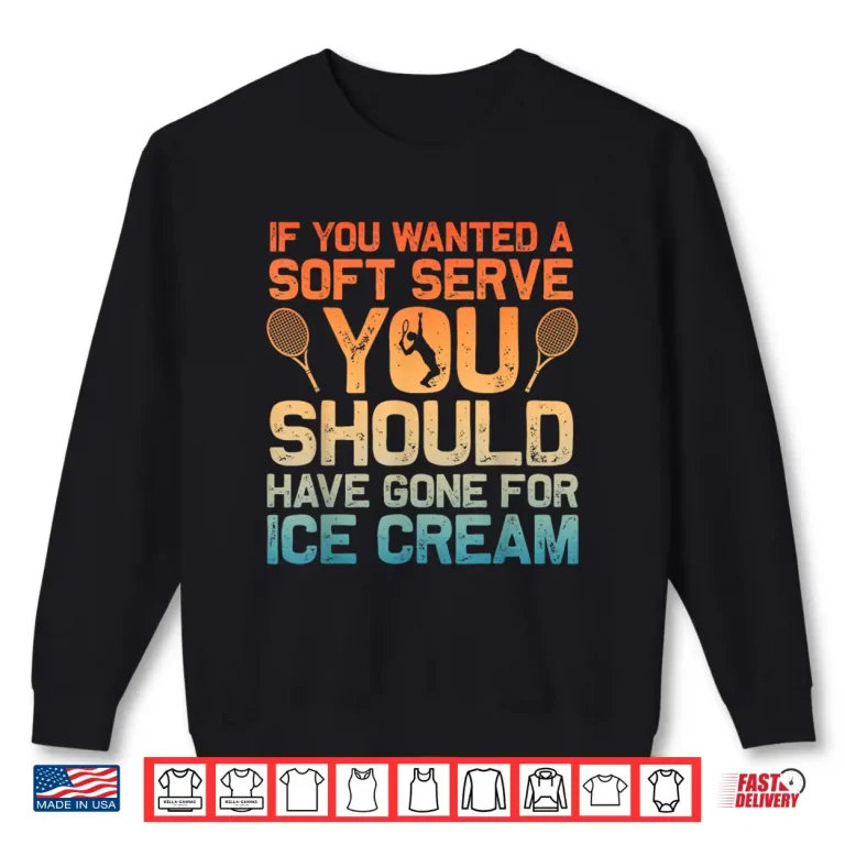 Sweatshirt Cool Novelty Tennis Lover Player Professional Graphic Design Shirt