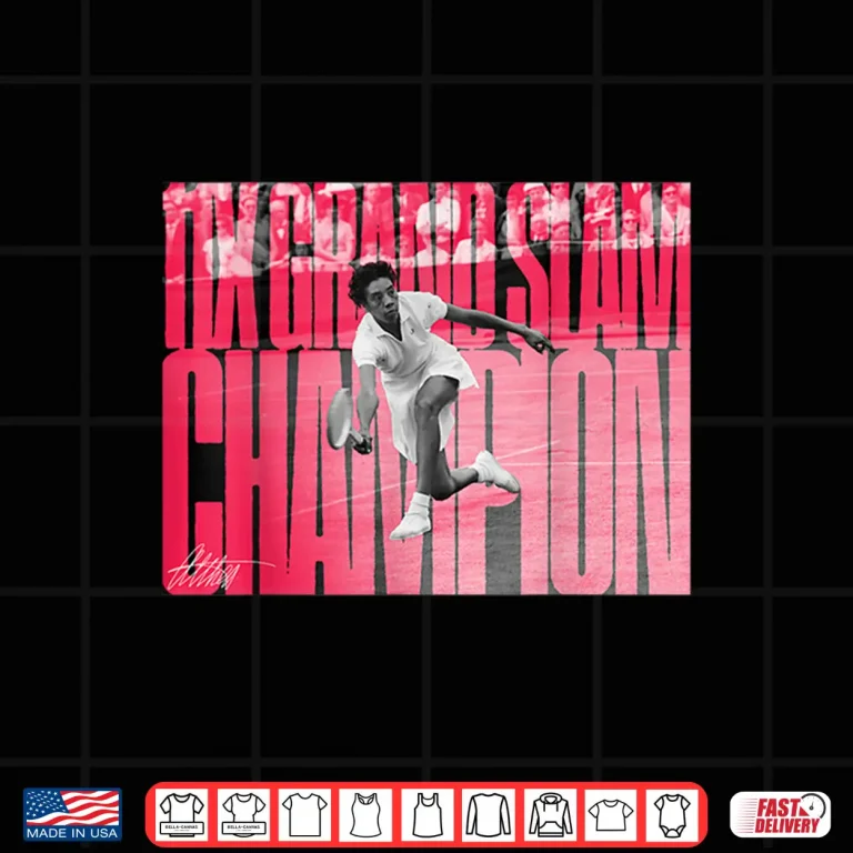Design Grand Slam Champ Legend AG013 Althea Gibson Merch Tennis Professional Shirt