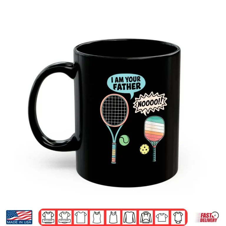 Mug I Am Your Father Tennis Parody Racket Professional Humor Shirt