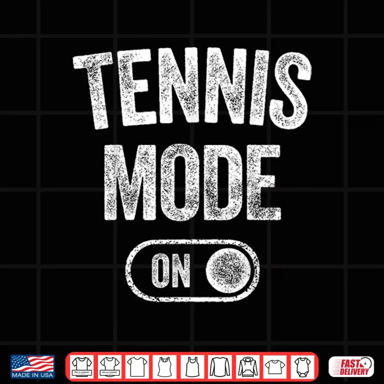 Design Mode On Tennis Player Gift Coach Instructor Humor Funny Shirt