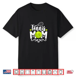 Parent Identity Tennis Mom Professional Aesthetic Graphic Shirt