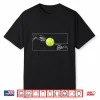 Professional Aesthetic Tennis Player Modern Minimalist Shirt