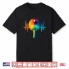 Pulse Heartbeat Ekg Ping Pong Table Tennis Graphic Shirt