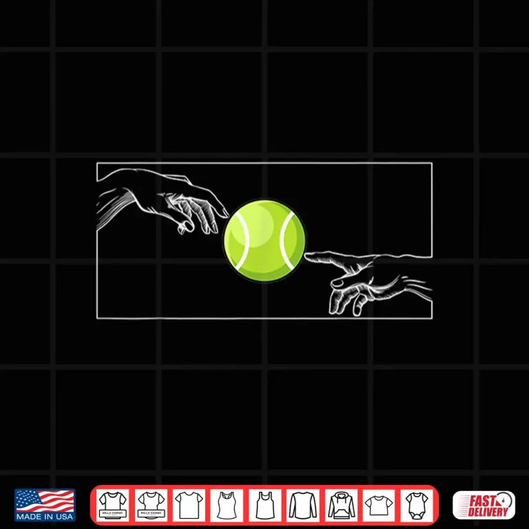 Design Professional Aesthetic Tennis Player Modern Minimalist Shirt