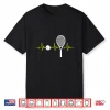 Ball Heartbeat Racket Tennis Player Professional Graphic Shirt