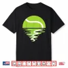 Ball Sunset Tennis Player Professional Aesthetic Graphic Shirt