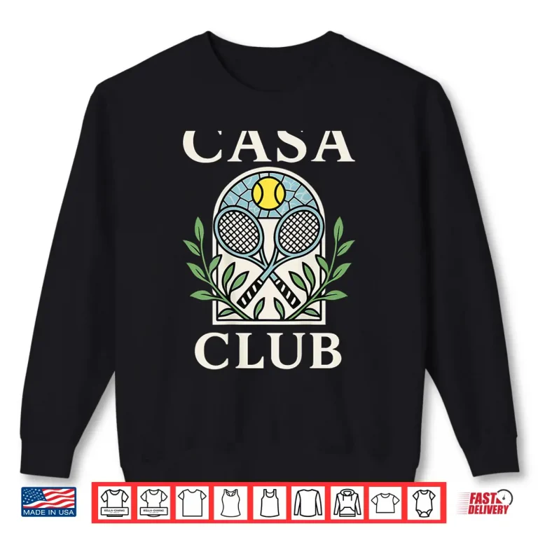 Sweatshirt Casa Club Casablanca Morocco Tennis Gift Regional Aesthetic Shirt