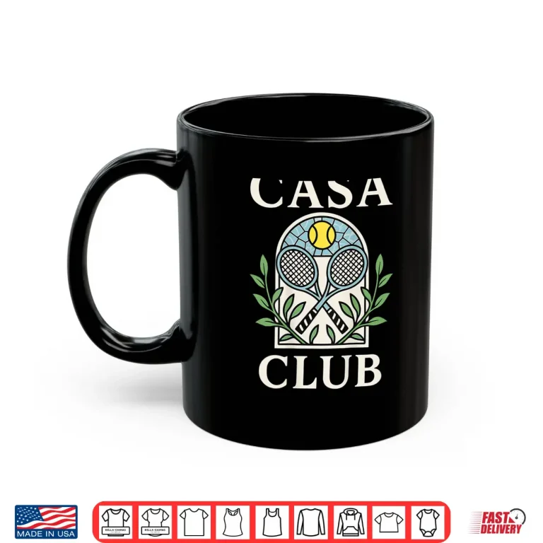 Mug Casa Club Casablanca Morocco Tennis Gift Regional Aesthetic Shirt