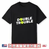 Double Trouble Tennis Balls Professional Graphic Humor Shirt