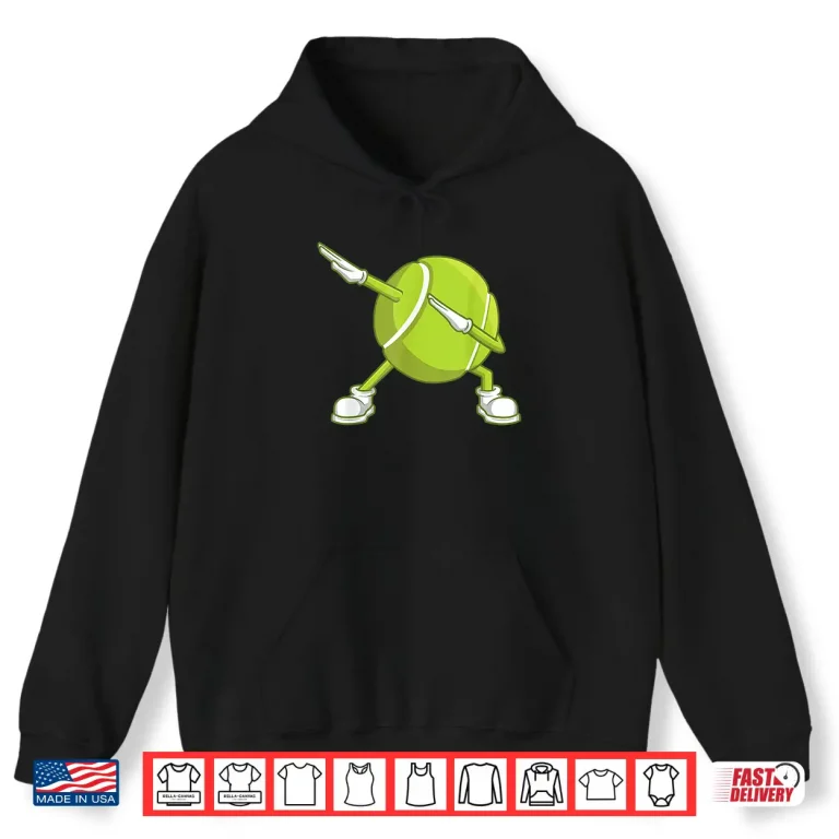 Hoodie Dabbing Ball Tennis Dab Dance Racket Game Outfit Shirt
