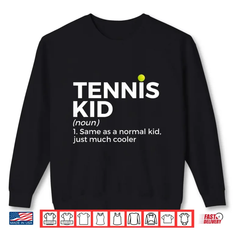 Sweatshirt Definition Professional Tennis Youth Player Humor Statement Shirt