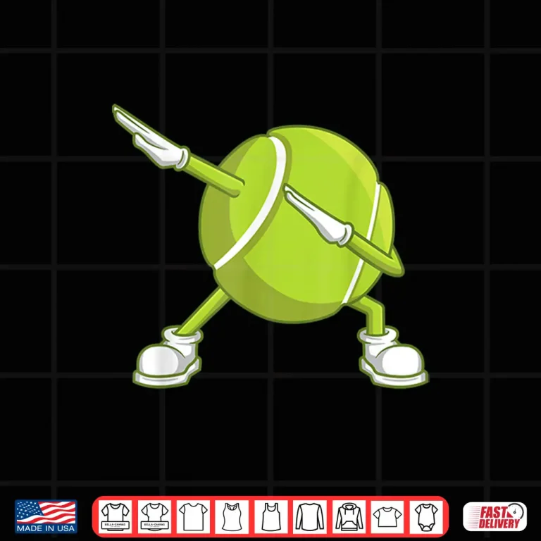 Design Dabbing Ball Tennis Dab Dance Racket Game Outfit Shirt