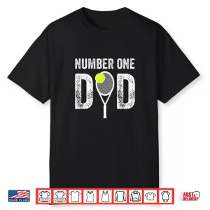 Number One Parent Tennis Child Gift Identity Graphic Shirt