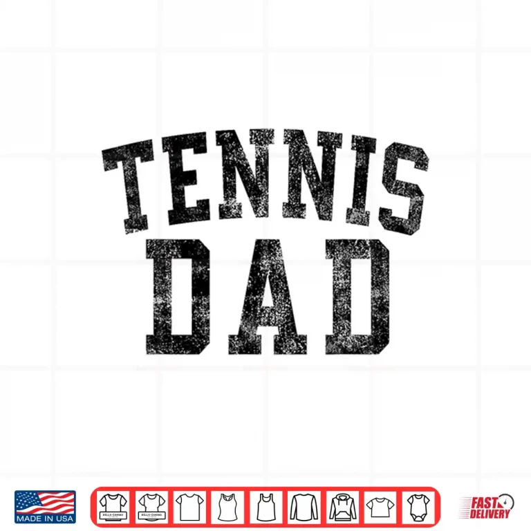 Design Parent Birthday Tennis Classic Bold Font Identity Shirt