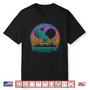Retro Player Paddler Table Tennis Ping Pong Sports Lover Shirt