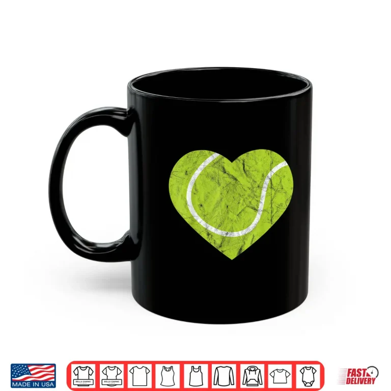 Retro Player Valentine Tennis Heart Vintage Gift Shirt 3 Mug Retro Player Valentine Tennis Heart Vintage Gift Shirt