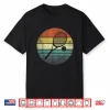 Retro Sunset Racquet Ball Tennis Player Coach Gift Shirt