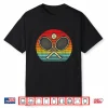 Retro Vintage Crossed Racket Tennis Sports Lover Graphic Shirt