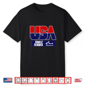 Twenty Twenty One Usa Team Table Tennis Athletic Graphic Shirt