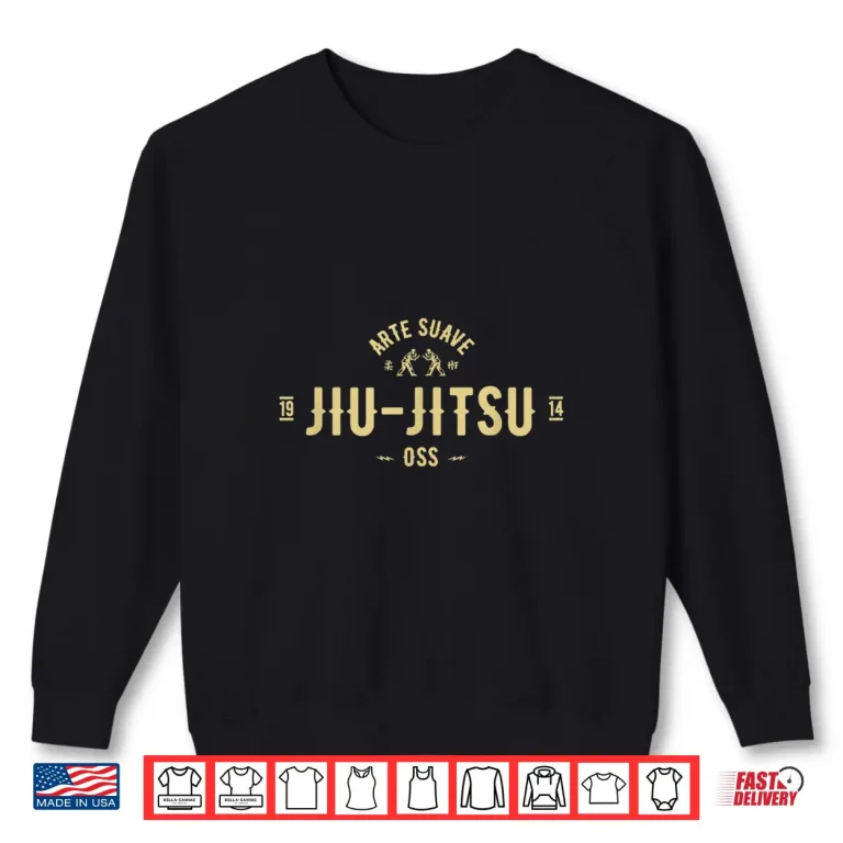 Sweatshirt Arte Suave Oss Brazilian Jiu Jitsu Professional Athletic Graphic Shirt