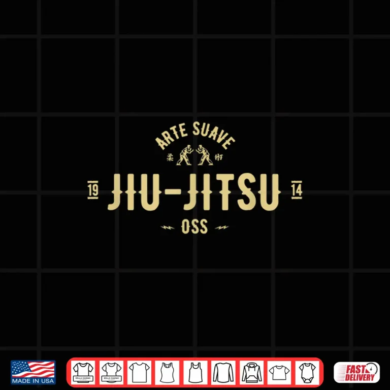 Design Arte Suave Oss Brazilian Jiu Jitsu Professional Athletic Graphic Shirt