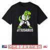 Dinosaur Design Jitsusaurus Jiu Jitsu Bjj Youth Professional Shirt