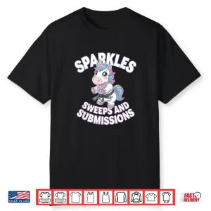 Cute Grappling Design Jiu Jitsu Unicorn Professional Aesthetic Shirt