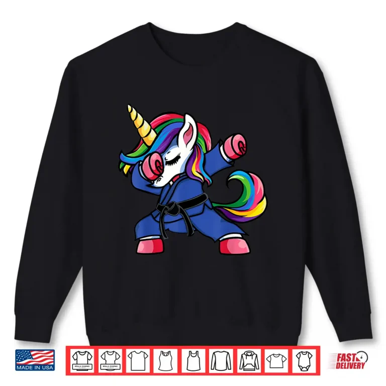 Sweatshirt Dabbing Unicorn Brazilian Jiu Jitsu BJJ Parent Identity Shirt