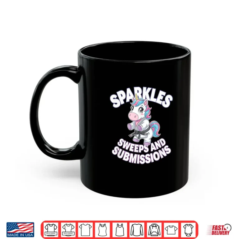 Mug Cute Grappling Design Jiu Jitsu Unicorn Professional Aesthetic Shirt