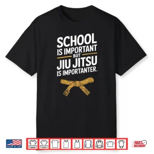 Is Importanter Jiu Jitsu Bjj Youth Professional Humor Funny Shirt