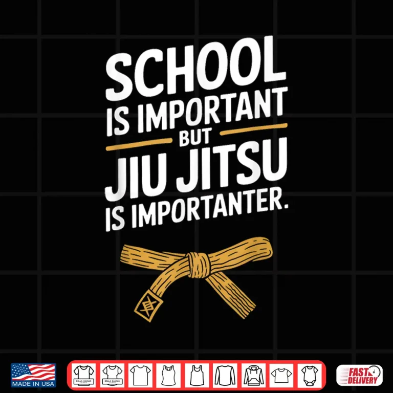 Design Is Importanter Jiu Jitsu BJJ Youth Professional Humor Funny Shirt