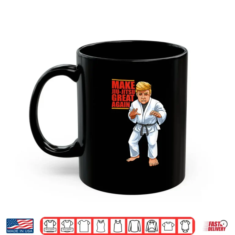 Mug Donald Trump Democrat Brazilian Jiu Jitsu BJJ Political Humor Gift Shirt
