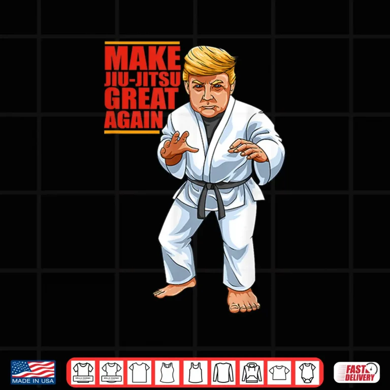 Design Donald Trump Democrat Brazilian Jiu Jitsu BJJ Political Humor Gift Shirt