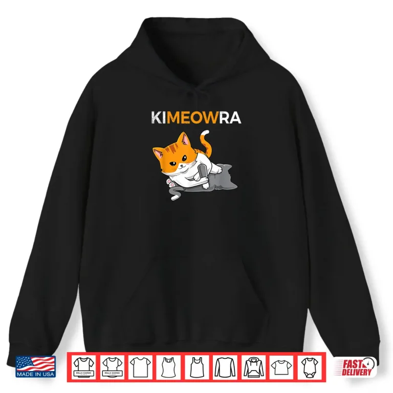 Hoodie Kimura Cute Kawaii Cat Jiu Jitsu BJJ Professional Humor Shirt