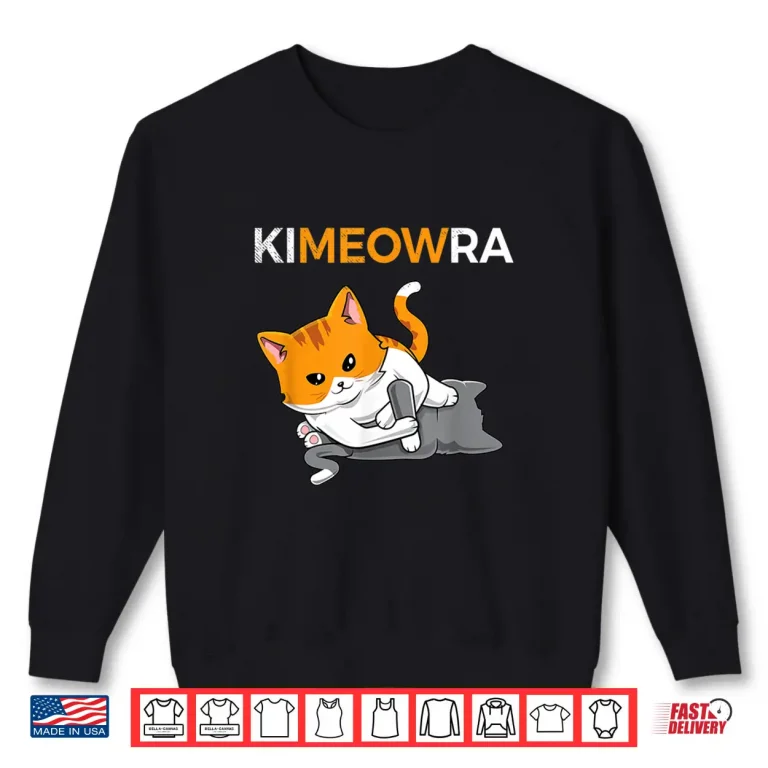 Sweatshirt Kimura Cute Kawaii Cat Jiu Jitsu BJJ Professional Humor Shirt