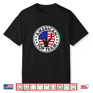 Top Team American Flag Bjj Brazilian Jiu Jitsu Professional Graphic Shirt