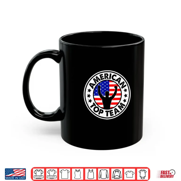 Mug Top Team American Flag BJJ Brazilian Jiu Jitsu Professional Graphic Shirt