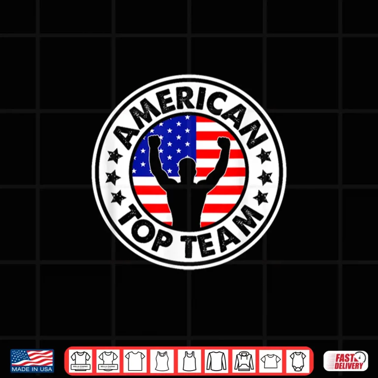Design Top Team American Flag BJJ Brazilian Jiu Jitsu Professional Graphic Shirt 1
