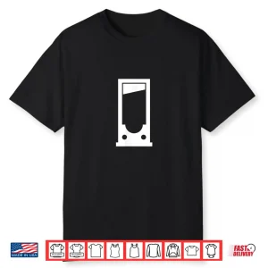 Guillotine White Minimalist Brazilian Jiu Jitsu Professional Design Shirt