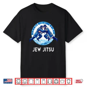 Hanukkah Karate Jew Jitsu Jiu Jitsu Martial Arts Gift Shirt