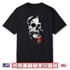 Skull With Black Belt Brazillian Jiu Jitsu Professional Graphic Shirt