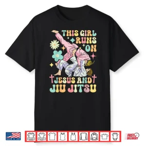 This Person Runs On Jesus Jiu Jitsu Professional Faith Identity Shirt
